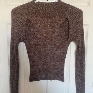 Cutout knit top